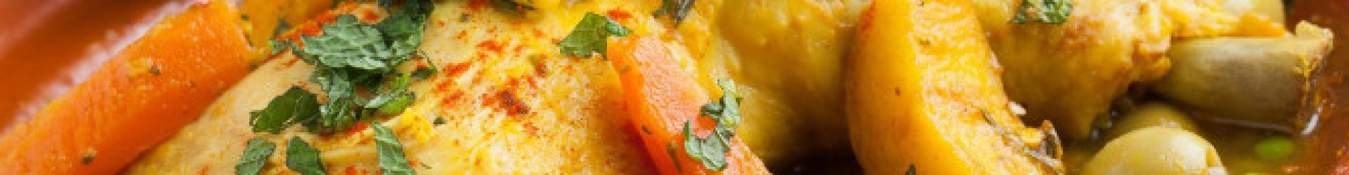 Tajine de poulet olive citrons confits et carottes